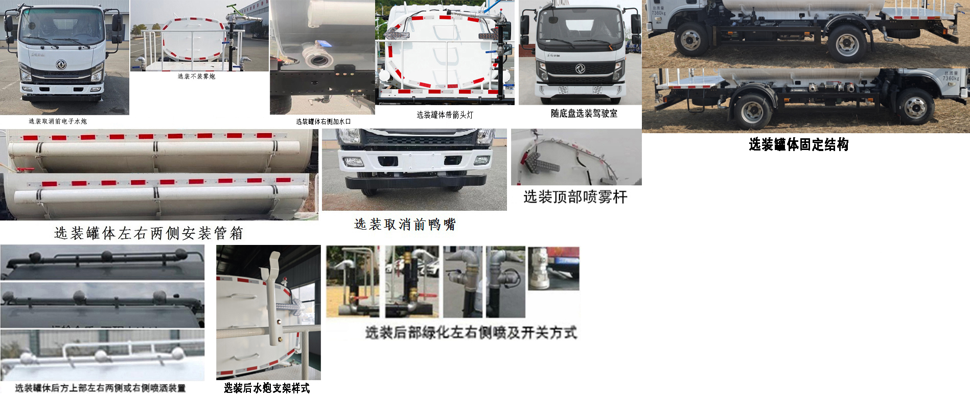 東風(fēng)牌EQ5071GPSSEH6綠化噴灑車公告圖片