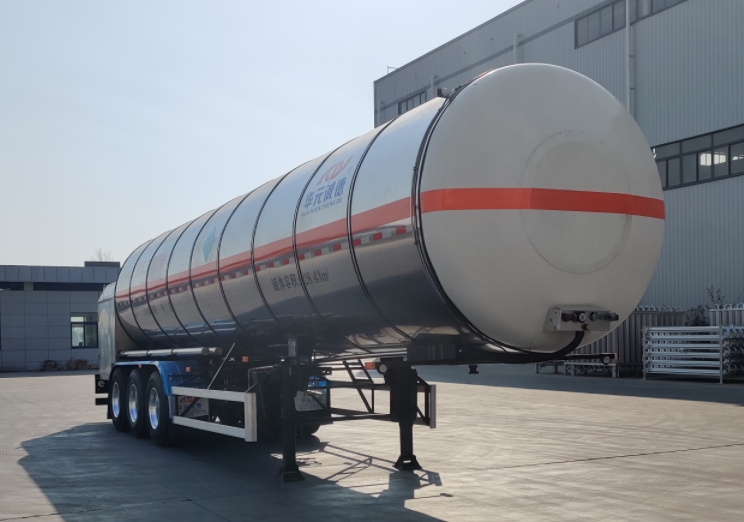 华元诚德牌12.5米27.6吨3轴二氧化碳运输半挂车(HCD9400GYU)