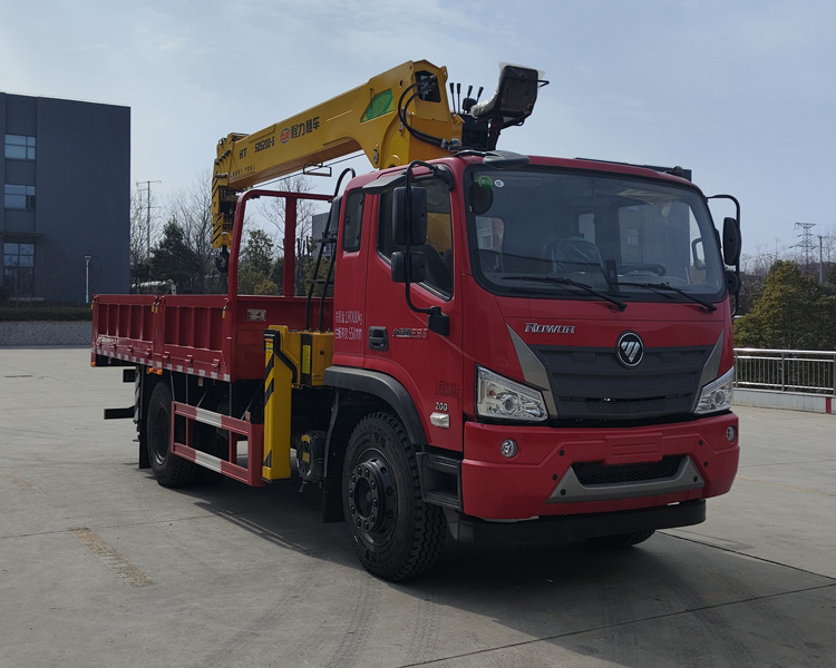 程力威牌CLW5182JSQCDP随车起重运输车