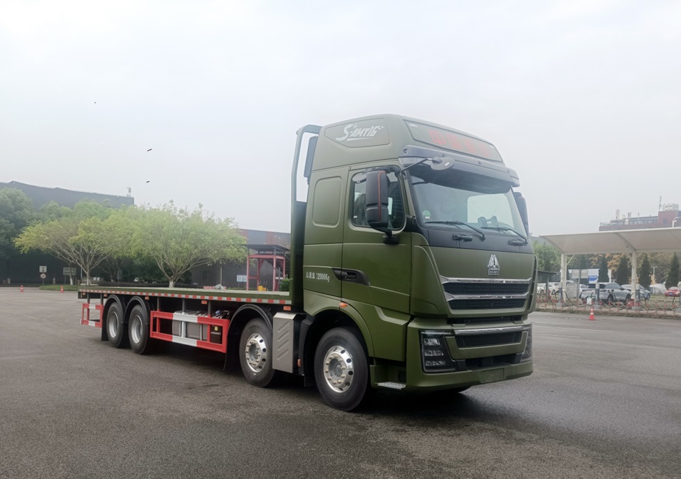 ZZ5327TPBV466HF1K型平板运输车图片