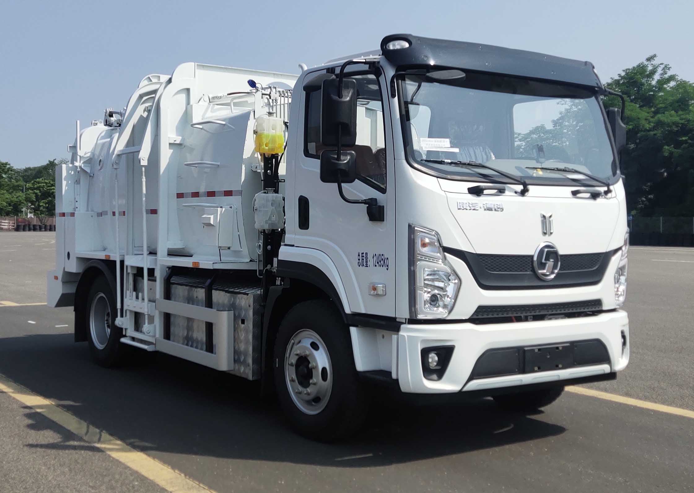 山花牌JHA5129TCASXABEV纯电动餐厨垃圾车