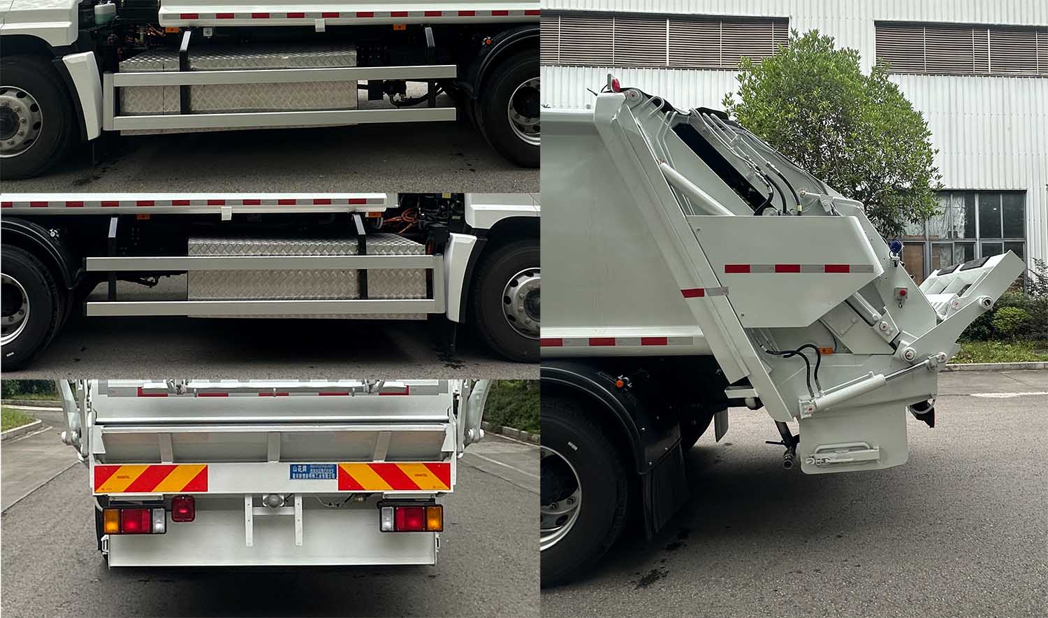 山花牌JHA5182ZYSQLABEV純電動(dòng)壓縮式垃圾車公告圖片