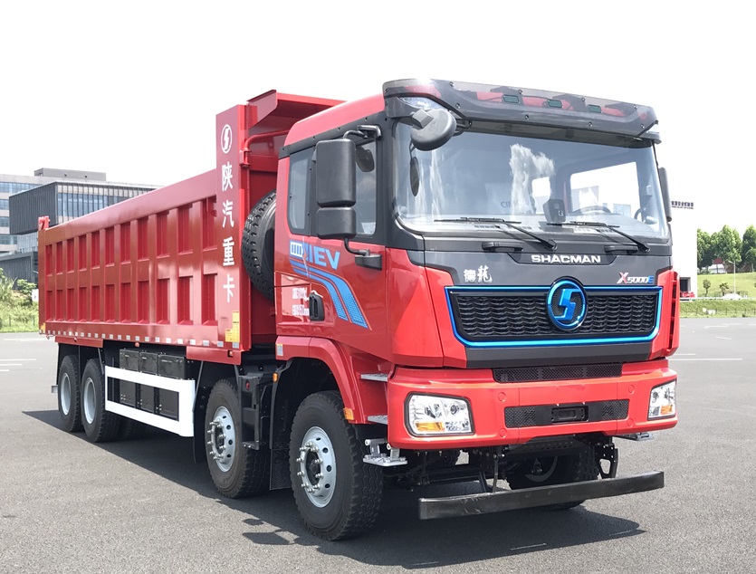 陕汽牌 585马力 前四后八 纯电动自卸汽车(SX3317XF506BEVC1)