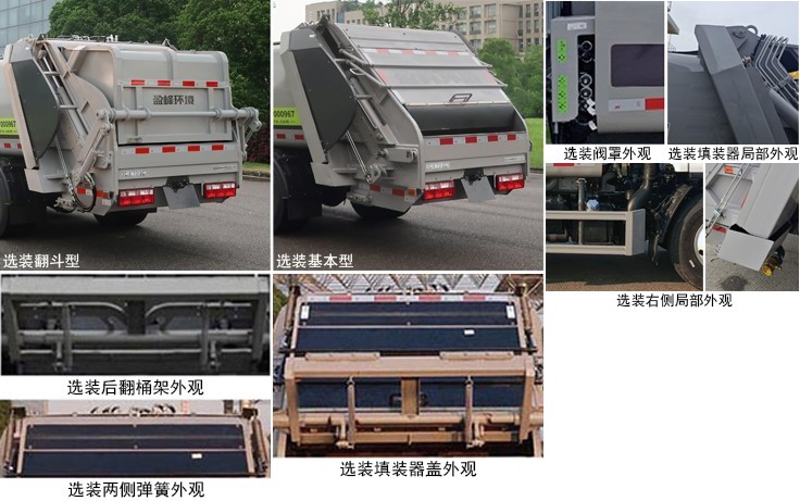 中聯(lián)牌ZBH5076ZYSEQE6壓縮式垃圾車公告圖片