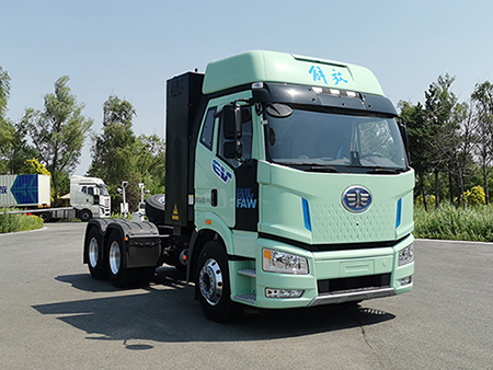 解放牌 571马力 纯电动半挂牵引车(CA4250P66T1BEVA9)