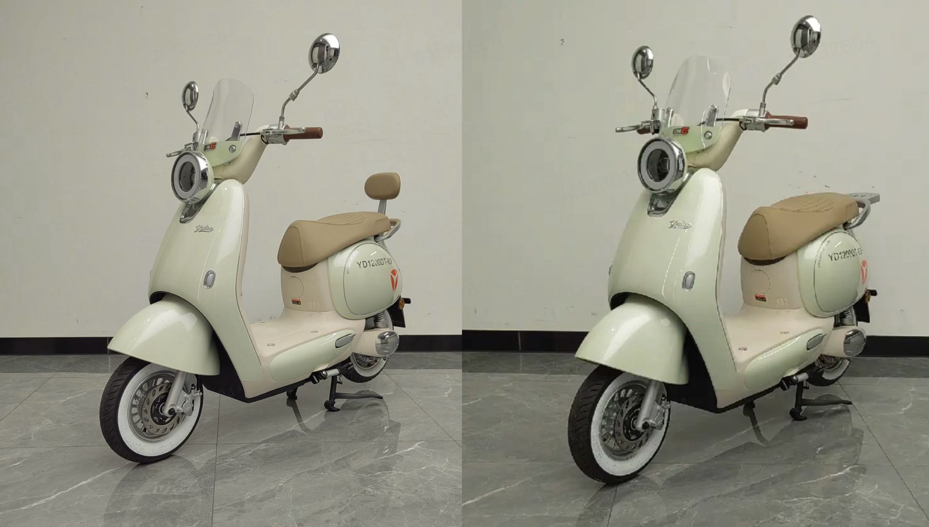 YD1200DT-63F 雅迪牌纯电动前盘式后鼓式电动两轮摩托车图片