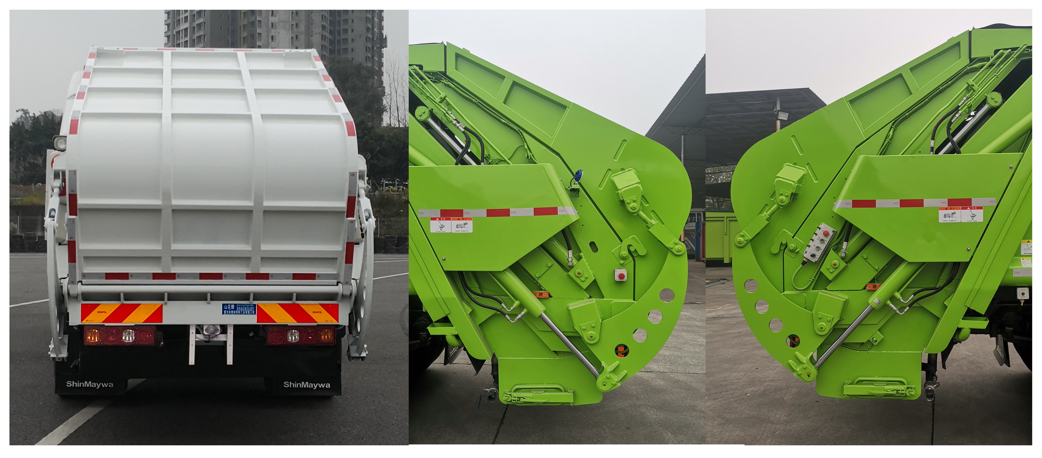 山花牌JHA5129ZYSSXBBEV純電動壓縮式垃圾車公告圖片