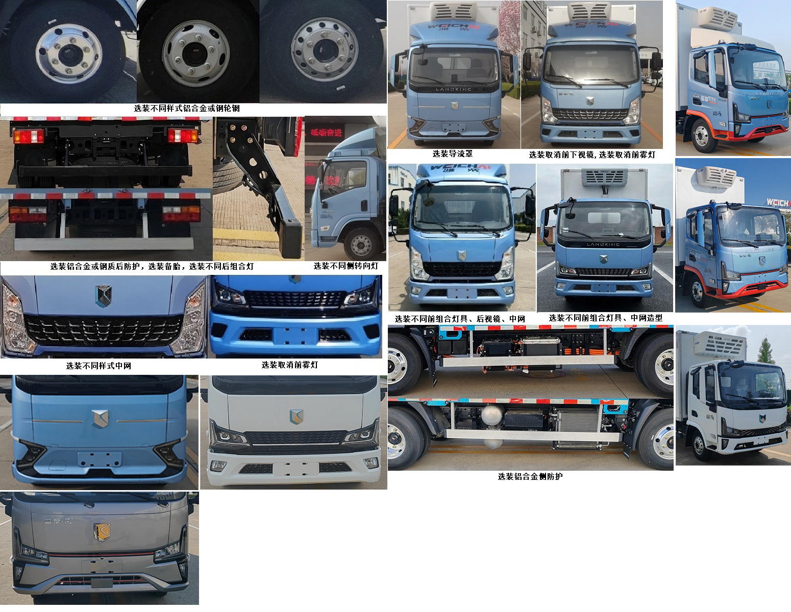 藍(lán)擎牌YTQ5042XLCKJEV341-LQ純電動(dòng)冷藏車公告圖片