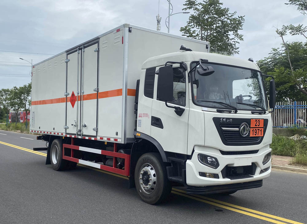 九州牌SYC5180XRQDFH6易燃气体厢式运输车