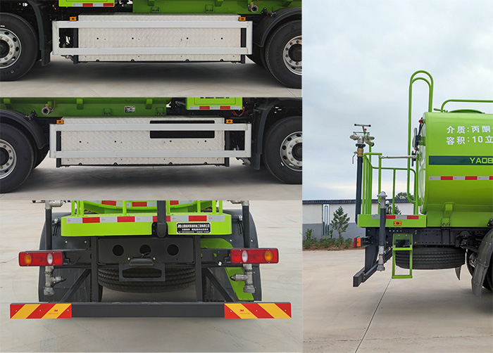 玉驍瓏牌YBH5180GPSDFBEV純電動綠化噴灑車公告圖片