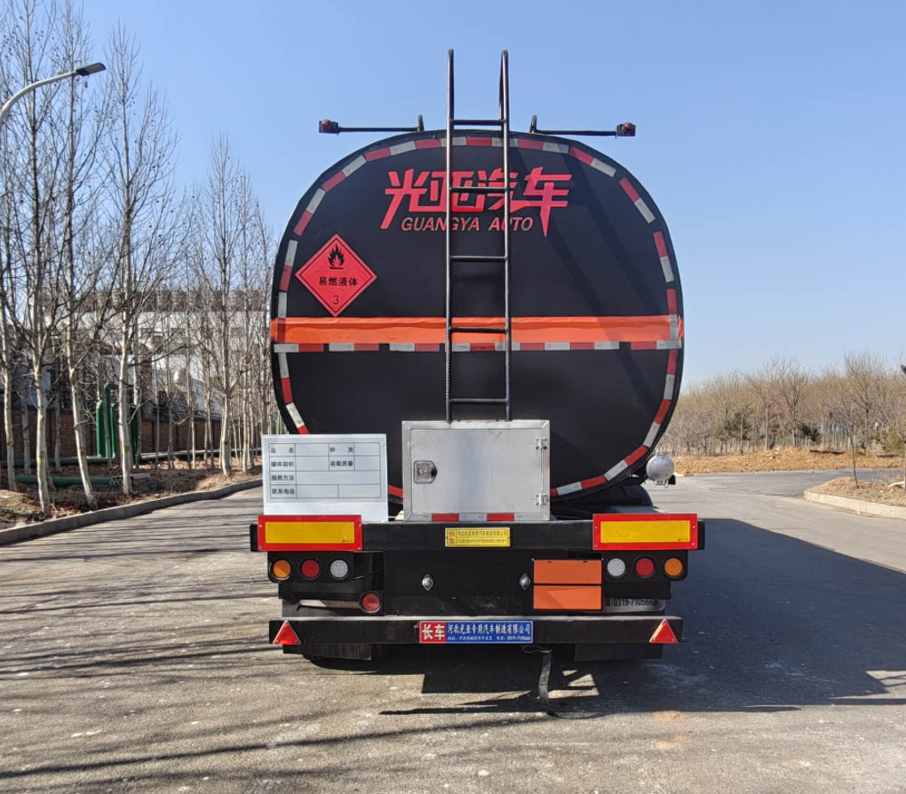 光亚通达牌JGY9407GRY易燃液体罐式运输半挂车公告图片