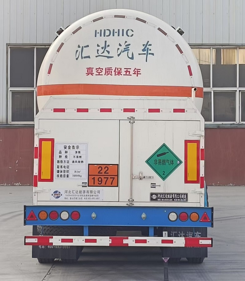 汇达牌YHD9403GDY02低温液体运输半挂车公告图片