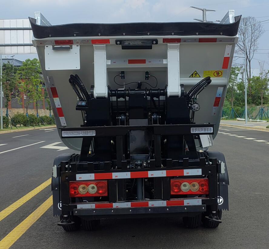 普羅科牌BJ5035ZZZE6-P2自裝卸式垃圾車公告圖片