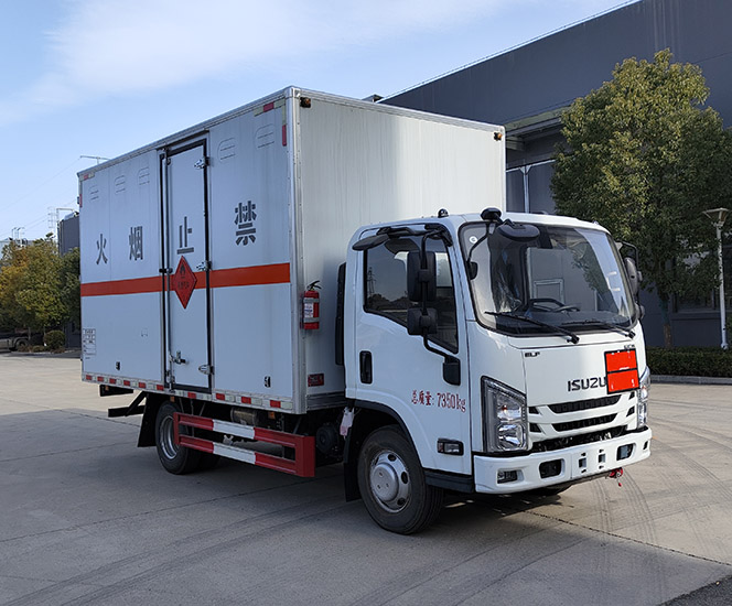 程力牌CL5071XRQ6BXW易燃气体厢式运输车
