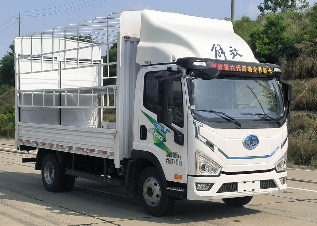 解放牌CA5049CCYP40L3BEVA85纯电动仓栅式运输车