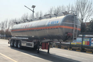 铝合金易燃液体罐式运输半挂车
