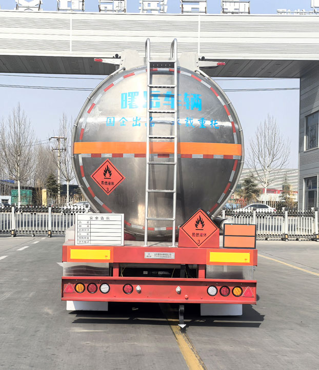 曙岳牌DSY9401GRYL48铝合金易燃液体罐式运输半挂车公告图片