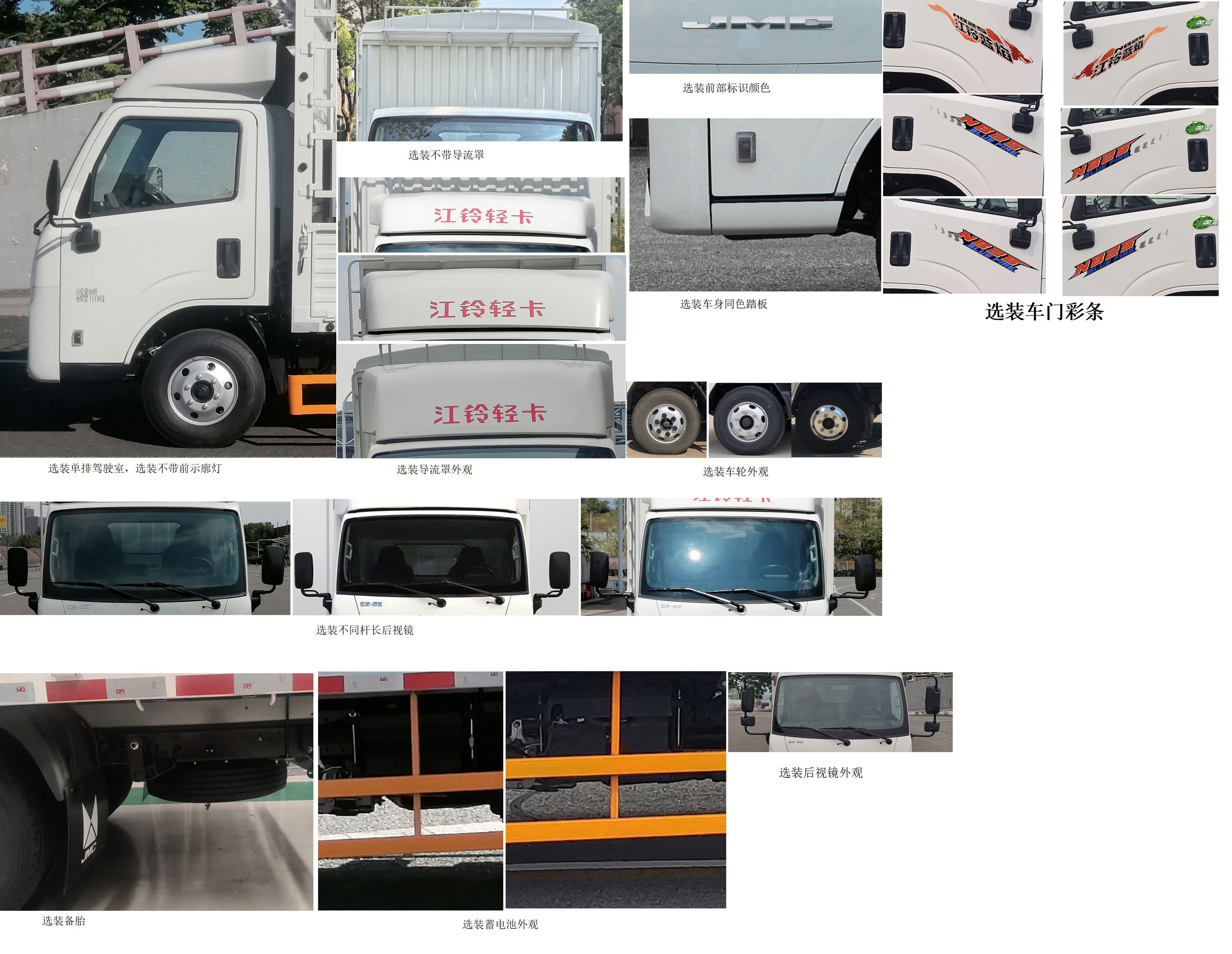 江铃牌JX5041CCYTGL26仓栅式运输车公告图片