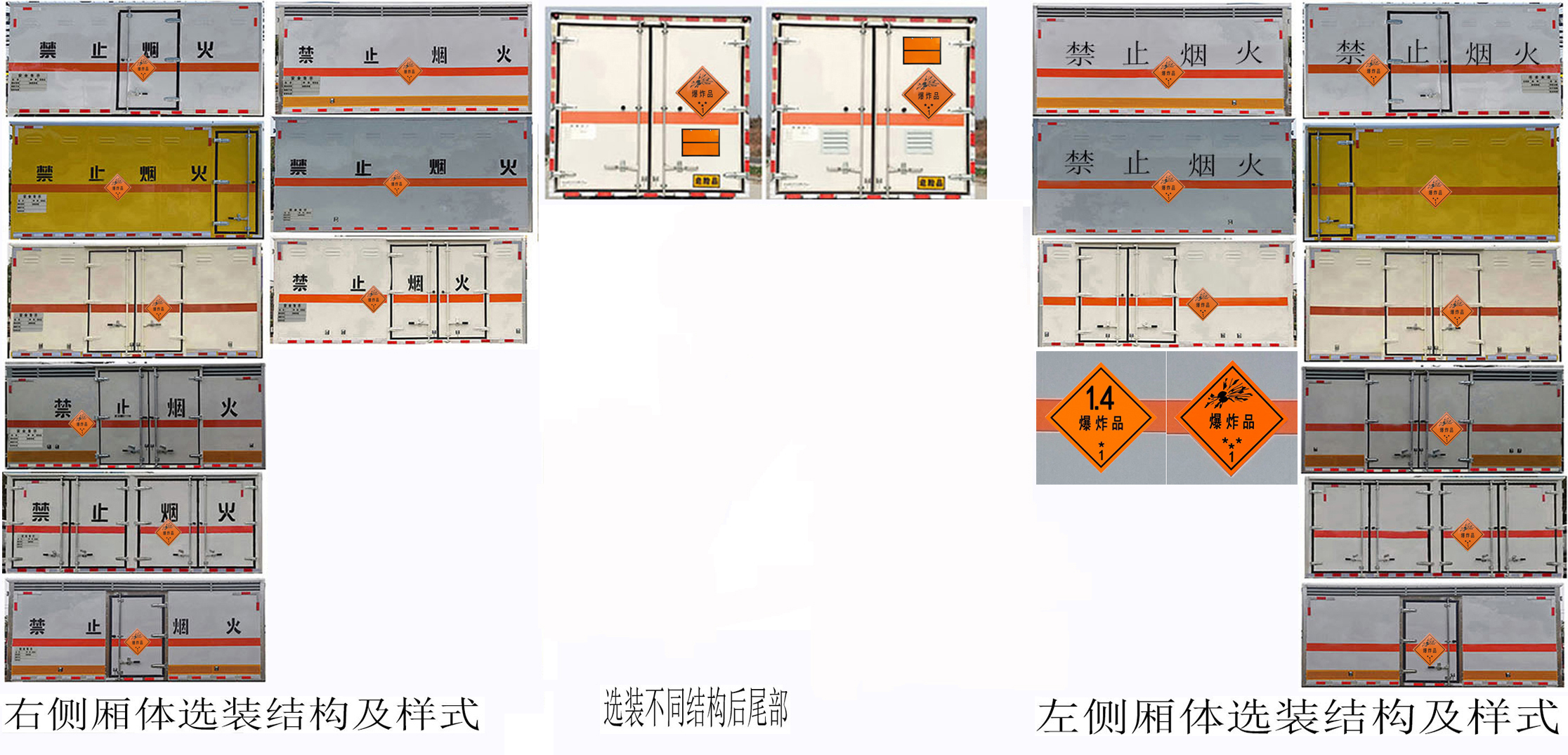 专威牌HTW5043XQYBJ6爆破器材运输车公告图片