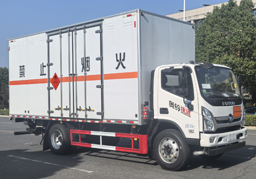 VVV5120XRQBJ6型易燃气体厢式运输车图片