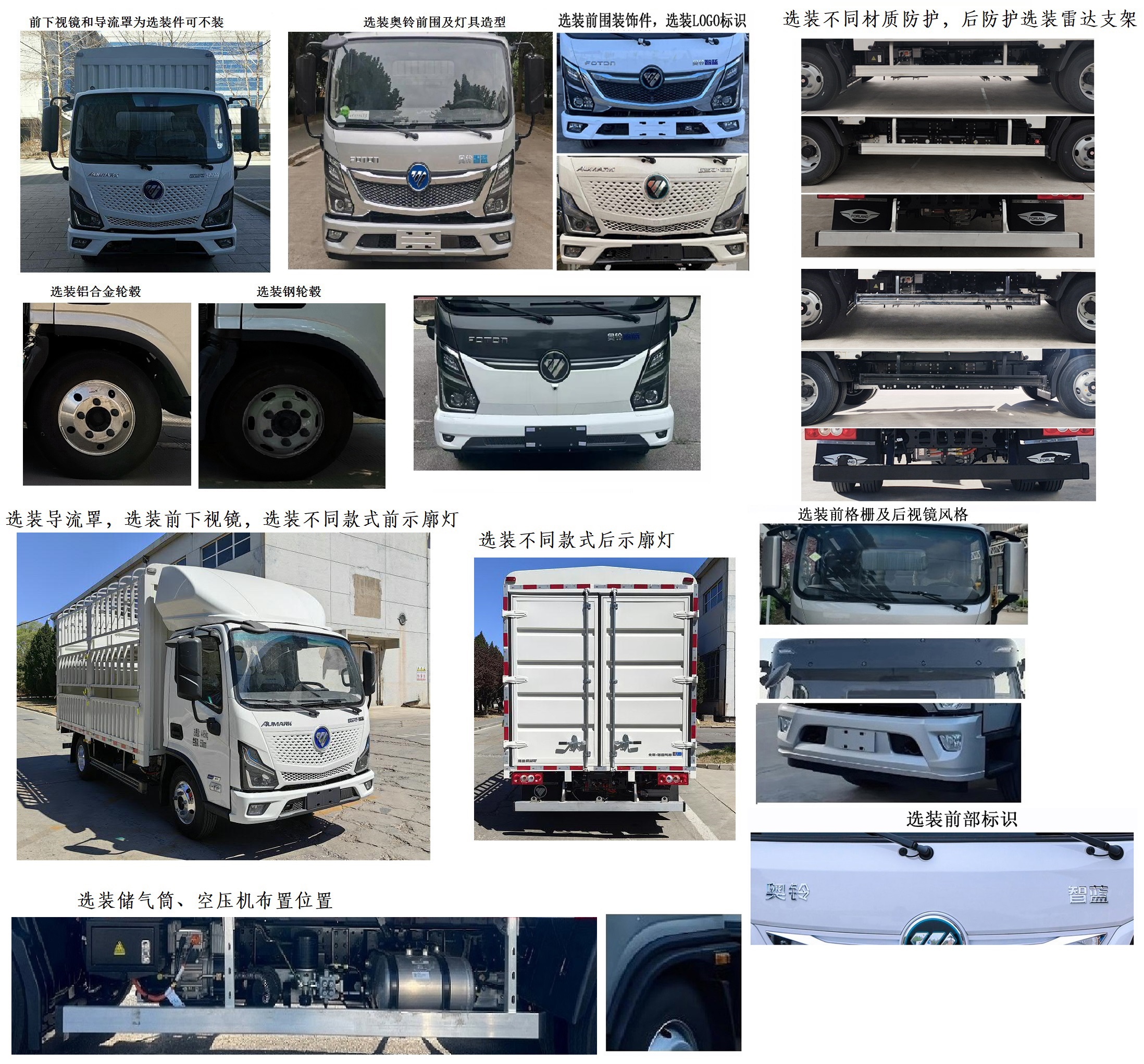 福田牌BJ5048CCYEV1純電動倉柵式運(yùn)輸車公告圖片