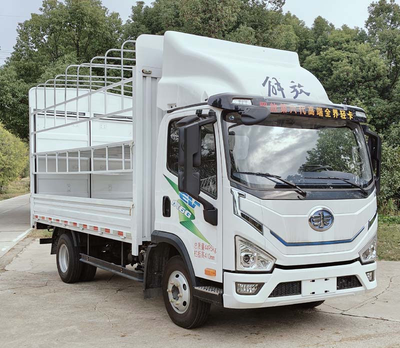 解放牌CA5047CCYP40L3BEVA85纯电动仓栅式运输车