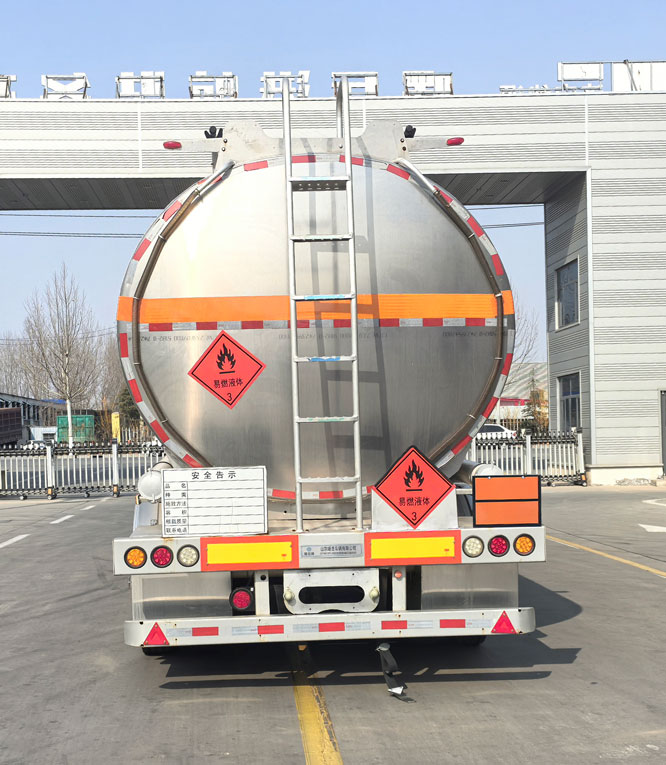 曙岳牌DSY9401GRYL49铝合金易燃液体罐式运输半挂车公告图片