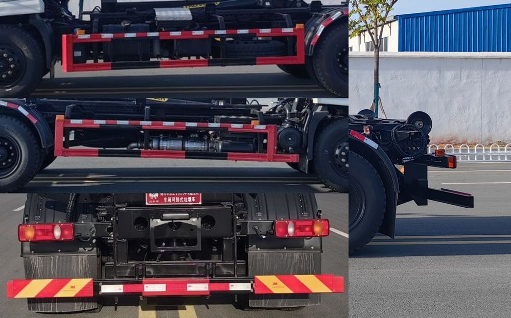 炎帝牌SZD5160ZXXDFH6車廂可卸式垃圾車公告圖片