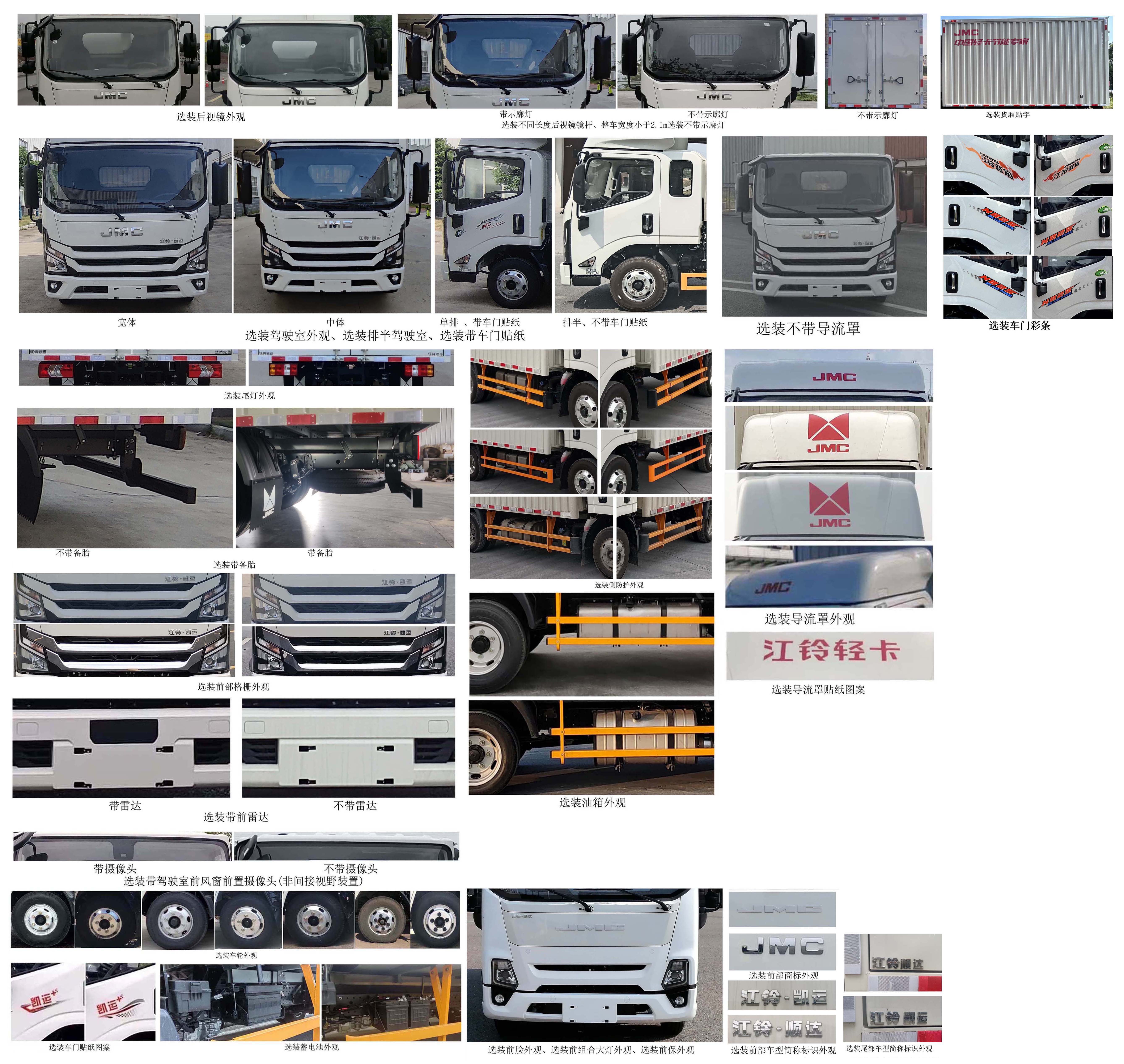 江鈴牌JX5044XXYTGD26廂式運輸車公告圖片