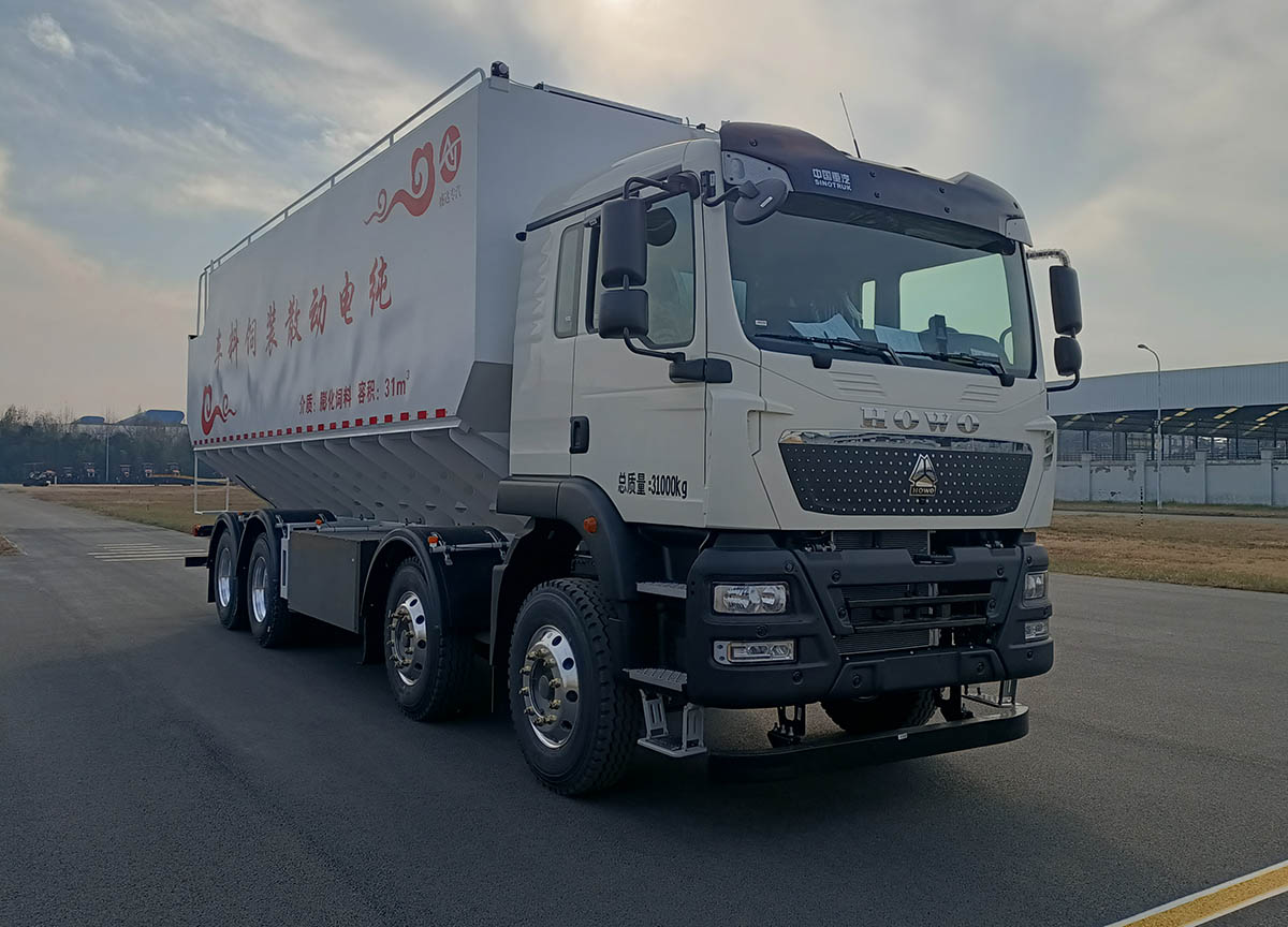 牧安达牌SDM5313ZSLZQBEV纯电动散装饲料运输车