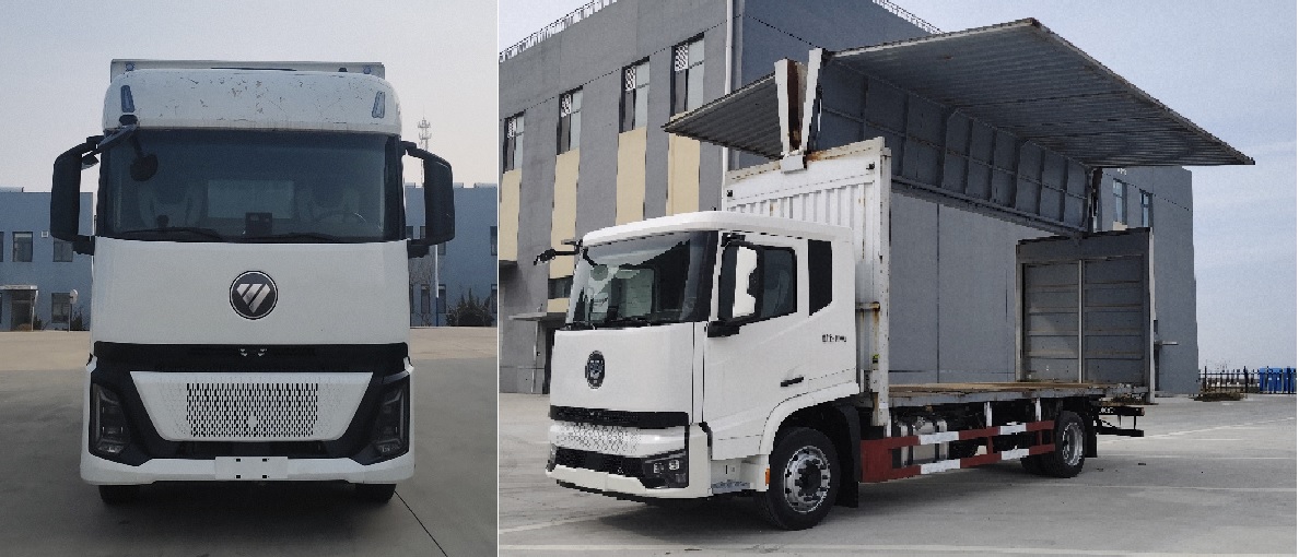 福田牌BJ5186XYK-01翼開啟廂式貨車公告圖片