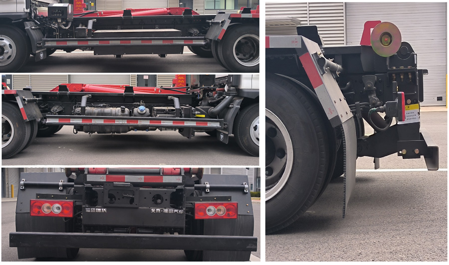 福田牌BJ5045ZXXPHEV51插电式混合动力车厢可卸式垃圾车公告图片