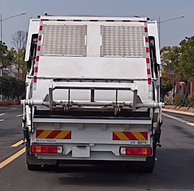 福田牌BJ5185ZYSEV-H1純電動壓縮式垃圾車公告圖片