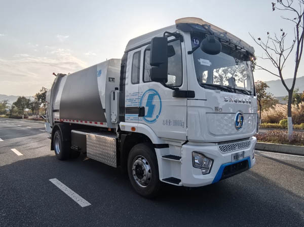 SXD5181ZYSBEV1 陕汽牌纯电动压缩式垃圾车图片