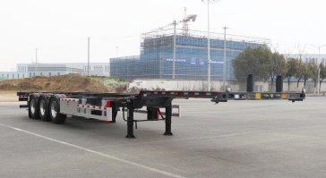 危险品罐箱骨架运输半挂车