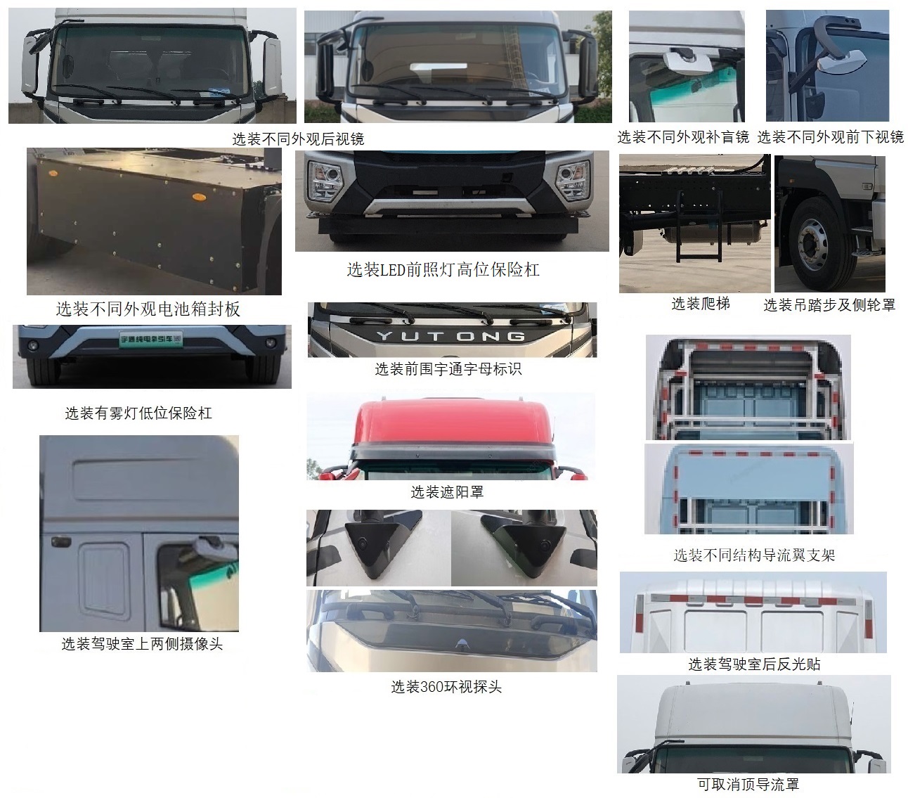 ZKH4182P1BEV5 宇通牌680马力单桥纯电动纯电动半挂牵引车图片