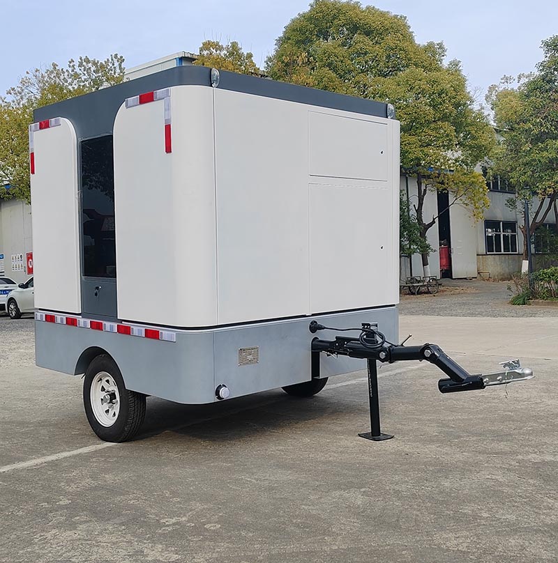 鑫长吉牌3.5米1轴作业类中置轴挂车(ACJ9010)