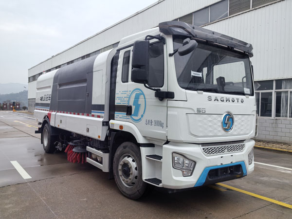 陕汽牌SXD5181TXSBEV1纯电动洗扫车