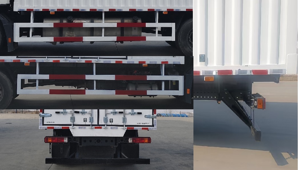 福田牌BJ5186XXY-01廂式貨車公告圖片