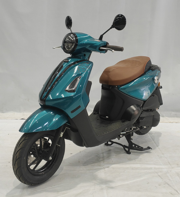 越本牌YB50QT-70E两轮轻便摩托车图片