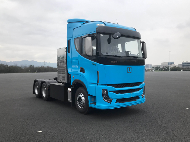 远程牌 351马力 甲醇插电式增程混合动力半挂牵引车(HN4250MX26C9SHEVY)