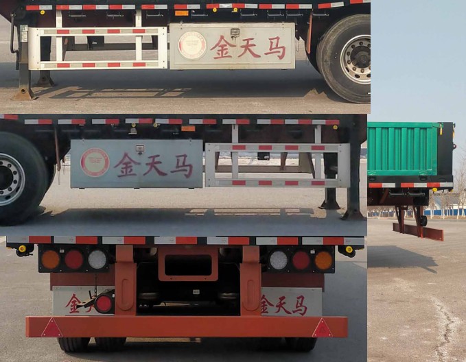 栏板半挂车图片