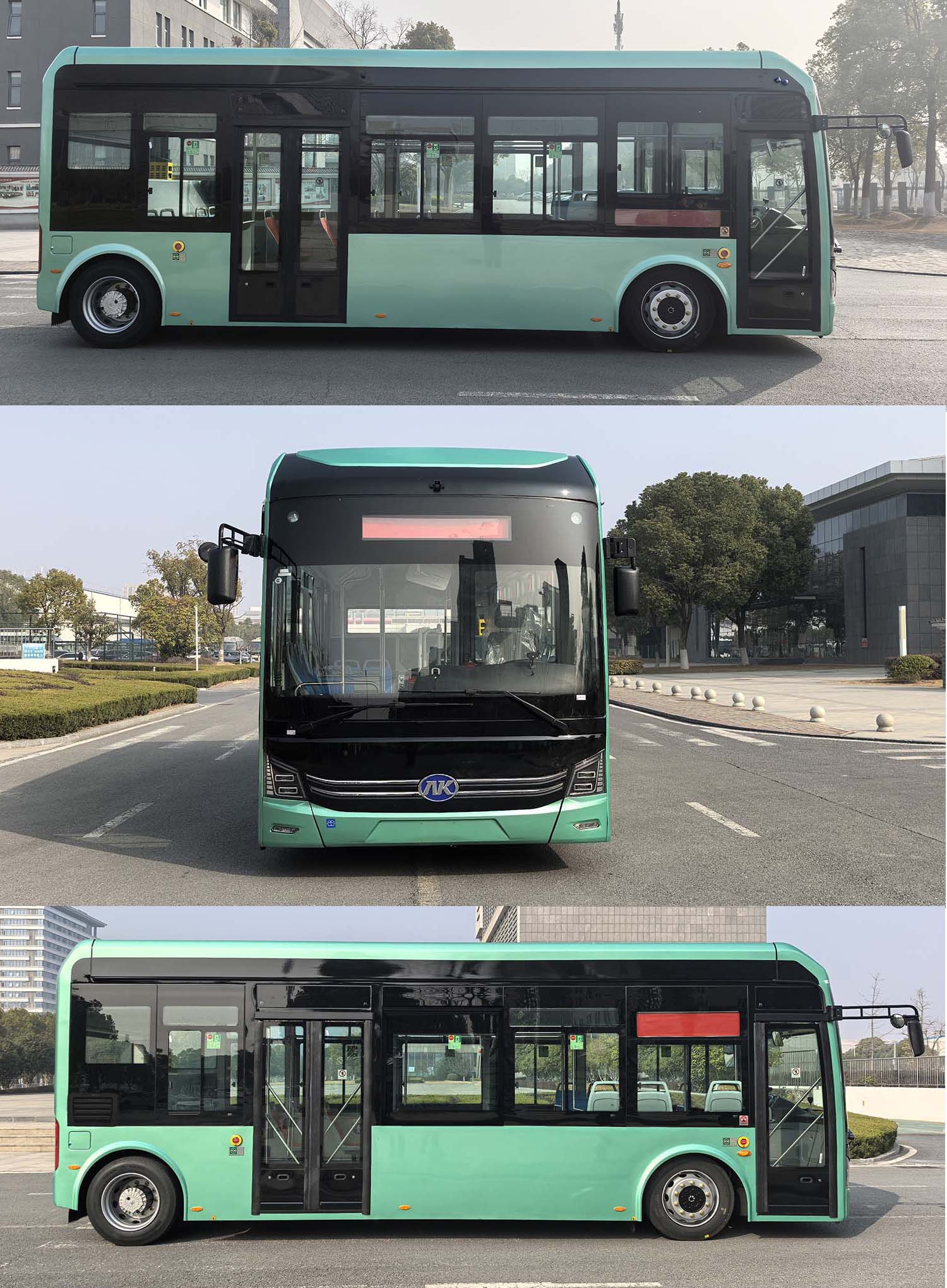 纯电动低地板城市客车图片