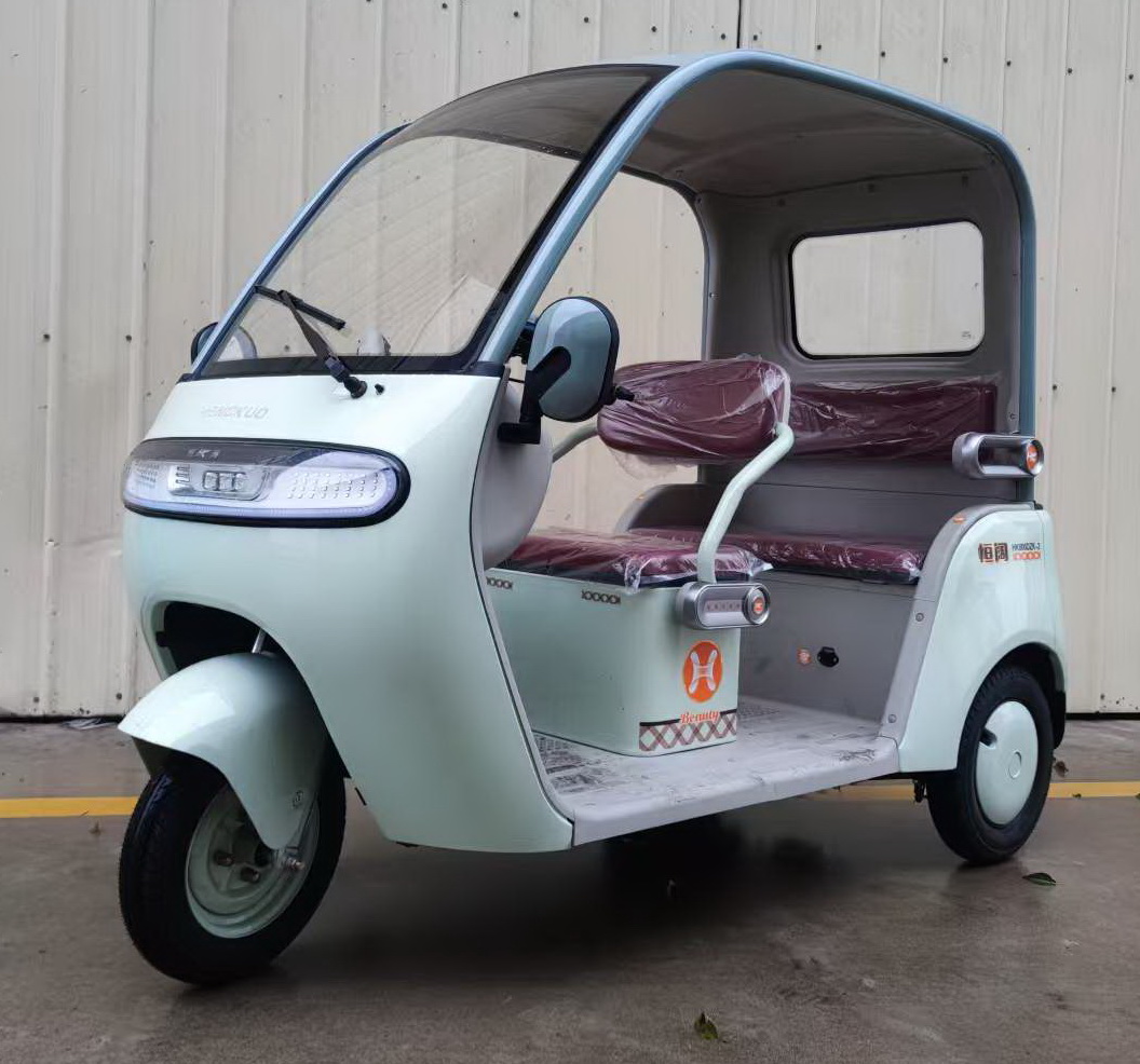 HK800DZK-2 恒阔牌纯电动前盘式后鼓式电动正三轮摩托车图片