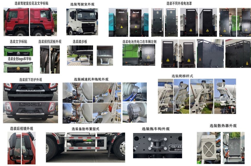 建友牌SDX5318GJBSEV2换电式纯电动混凝土搅拌运输车公告图片
