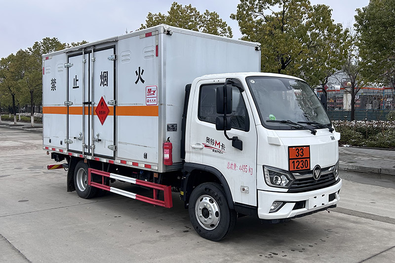 楚飞牌CLQ5041XRY6BJ易燃液体厢式运输车