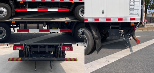 專威牌HTW5090XRQBJ6易燃?xì)怏w廂式運(yùn)輸車公告圖片