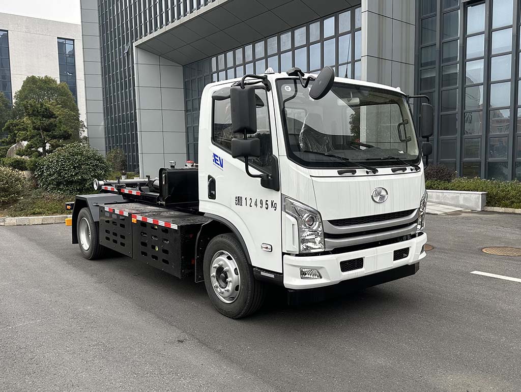 中汽牌ZQZ5121ZXXBEVSH纯电动车厢可卸式垃圾车