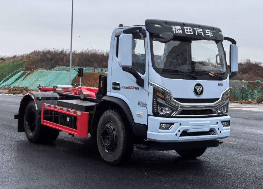 BJ5162ZXXEV-H1 福田牌纯电动车厢可卸式垃圾车图片