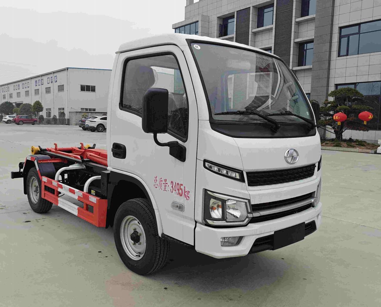 冠远牌SCY5030ZXXSHEV纯电动车厢可卸式垃圾车